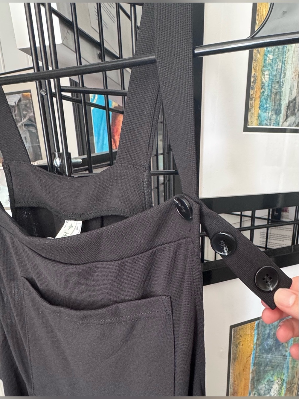 HALARA Black Wide-Leg Jumpsuit - Picture 5 of 6